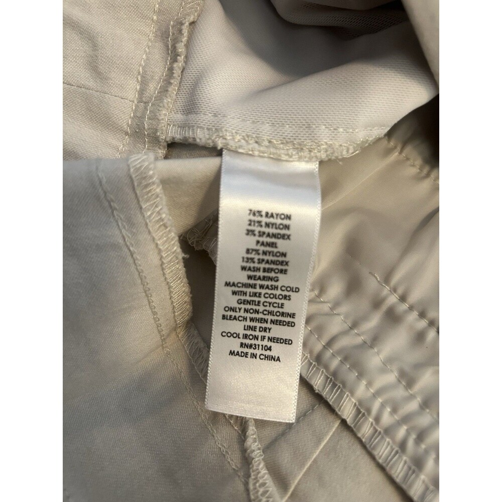 Kim Rogers Curvy 22W Beige Bermuda Walking Shorts Stretch Plus Size - Picture 7 of 12